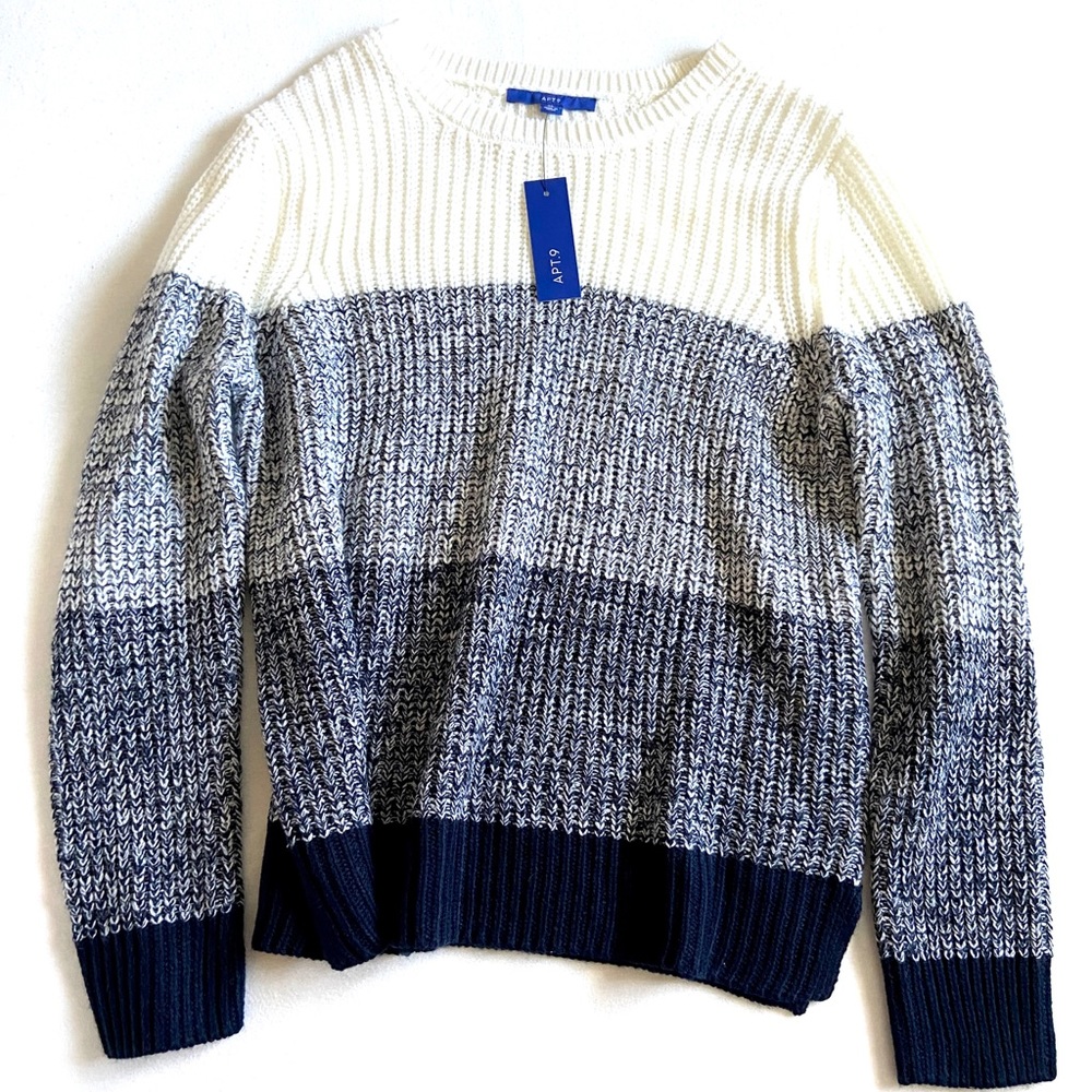 APT 9 Color Block Sweater